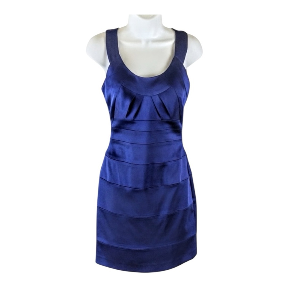 CACHE Royal Blue Sleeveless Cocktail Dress Size 0